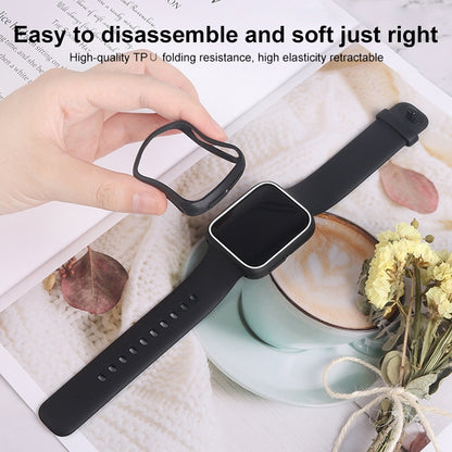 For OPPO Watch 46mm Smart Watch TPU Protective Case, Color:Black+Yellow by bashfashion