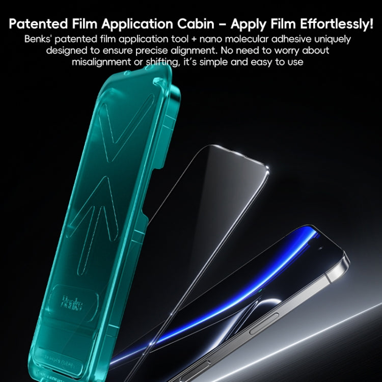 For iPhone 16 Benks King Kong Series Corning Privacy Glass Film by Benks