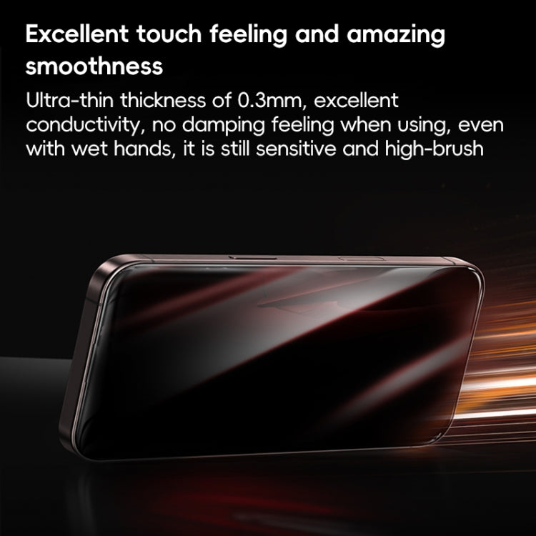 For iPhone 16 Pro Benks Zero Sense Series Privacy Tempered Protective Film by Benks