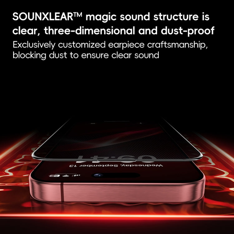 For iPhone 16 Pro Max Benks Zero Sense Series Privacy Tempered Protective Film by Benks