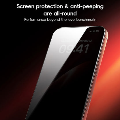 For iPhone 16 Pro Benks Zero Sense Series Privacy Tempered Protective Film by Benks
