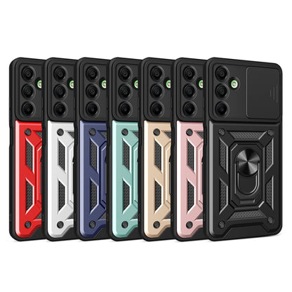 For Samsung Galaxy A16 5G Sliding Camera Cover Design TPU+PC Phone Case(Black) by bashfashion