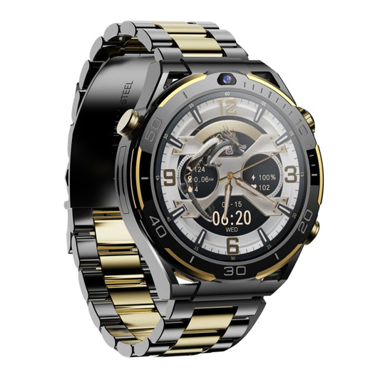 T7 1.508 inch 4G LTE Android 10 Smart Watch, 6GB+128GB, MTK6762 Octa Core, Support Heart Rate / Blood Oxygen(Gold) by bashfashion