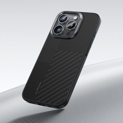 For iPhone 16 Pro Benks Montage MagSafe Kevlar Fiber Phone Case(Black) by Benks