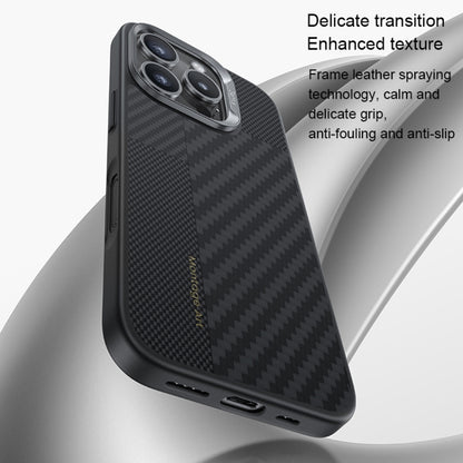 For iPhone 16 Pro Benks Montage MagSafe Kevlar Fiber Phone Case(Black) by Benks