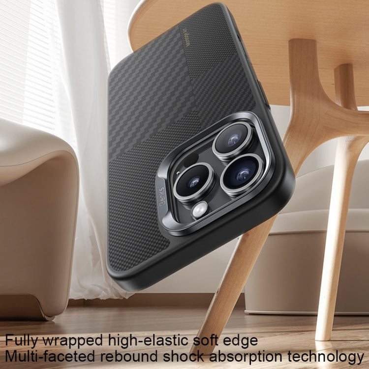 For iPhone 16 Pro Benks Montage MagSafe Kevlar Fiber Phone Case(Black) by Benks