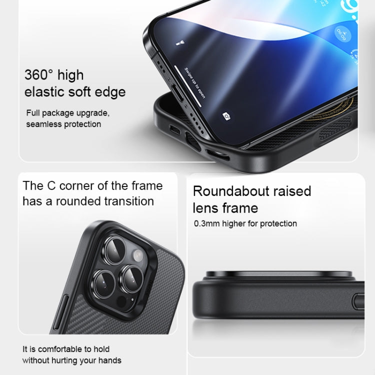 For iPhone 16 Pro Benks Montage MagSafe Shockproof Phone Case(Black) by Benks