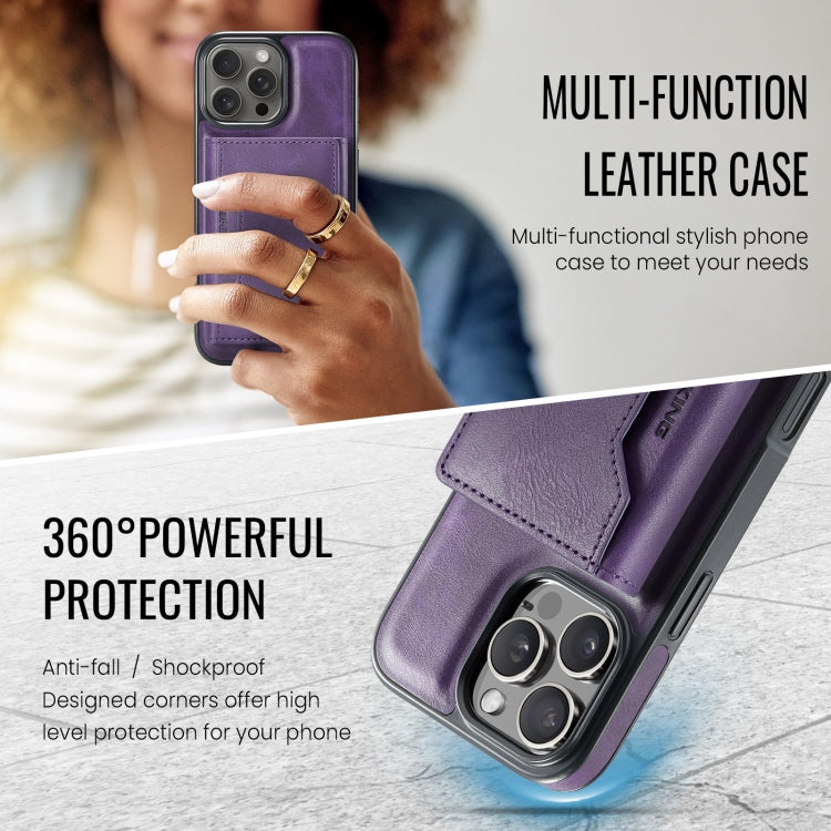 For iPhone 16 Pro Max MAGKING K2 Series MagSafe RFID Card Bag Detachable Phone Case(Purple) by MAGKING