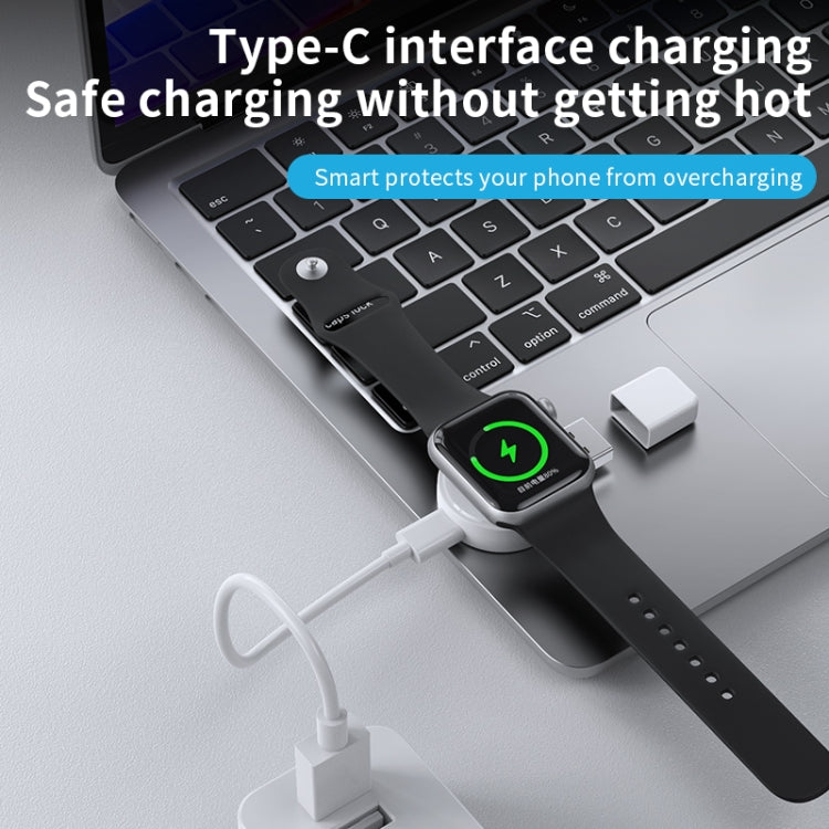 For Apple Watch Series X53 Portable Wireless Charger(White) by bashfashion