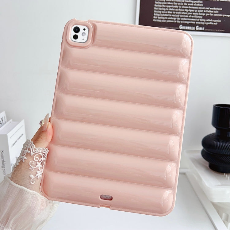 For iPad Pro 11 2025 / 2024 Eiderdown Cushion Shockproof Tablet Case(Pink) by bashfashion