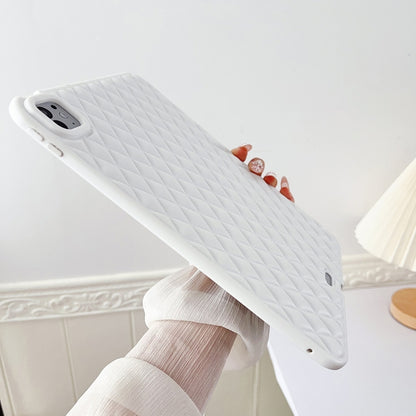 For iPad Air 11 2025 / 2024 Diamond Lattice TPU Tablet Case(Grey) by bashfashion