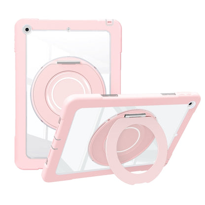 For iPad 10.2 2021 / 2020 / 2019 Crystal Armor PC Hybrid TPU Tablet Case(Pink) by bashfashion