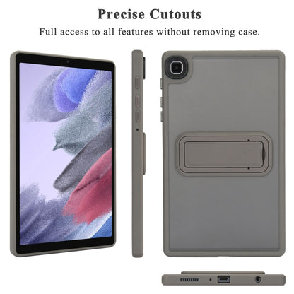 For Samsung Galaxy Tab A11 / A9 Skin Feel Holder PC Hybrid TPU Tablet Case(Grey) by bashfashion