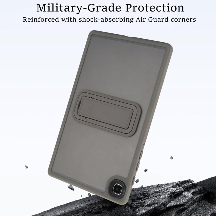 For Samsung Galaxy Tab S6 Lite P610 / P615 Skin Feel Holder PC Hybrid TPU Tablet Case(Grey) by bashfashion