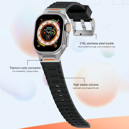 For Apple Watch 42mm / 41mm / 40mm / 38mm Trailblazer Silicone Watch Band(Midnight Blue) by bashfashion