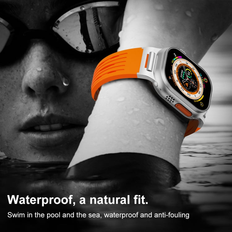 For Apple Watch 42mm / 41mm / 40mm / 38mm Trailblazer Oval Holes Silicone Watch Band(Red) by bashfashion