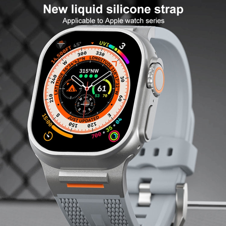 For Apple Watch 42mm / 41mm / 40mm / 38mm Trailblazer Woven Texture Silicone Watch Band(Wine Red) by bashfashion