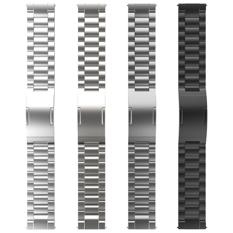 For Huawei Watch GT 5 / GT 4 46mm Button Style Three Beads Titanium Steel Quick Release Watch Band(Silver) by bashfashion