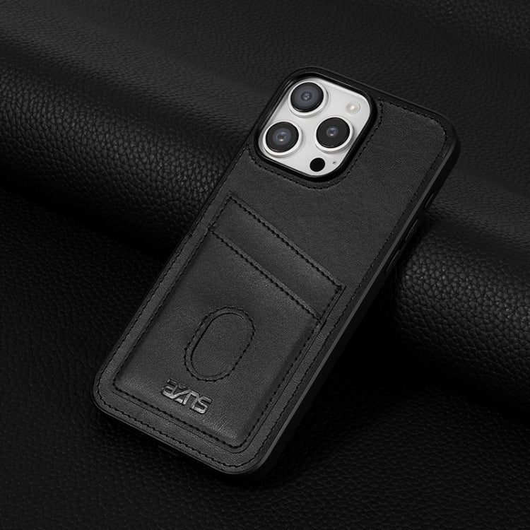 For iPhone 16 Pro AZNS K1 Series Card Slot Business Phone Case(Black) by AZNS