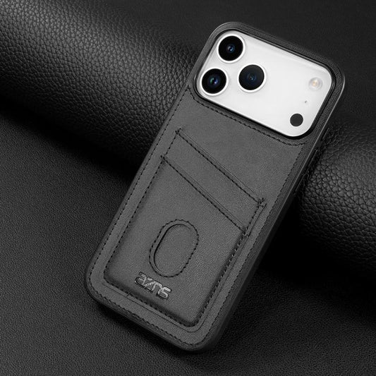 For iPhone 17 Pro AZNS K1 Series Card Slot Business Phone Case(Black) by AZNS