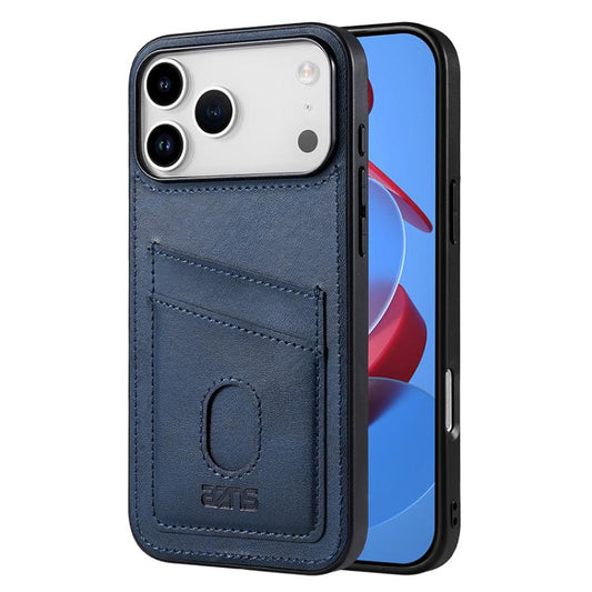 For iPhone 17 Pro AZNS K1 Series Card Slot Business Phone Case(Blue) by AZNS