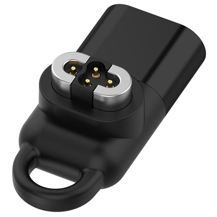 For Shokz OpenSwim Pro S710 Bone Conduction Earphone USB-C / Type-C Interface Adapter Converter(Black) by bashfashion