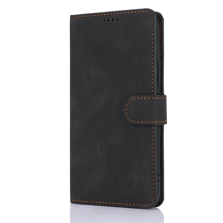 For Samsung Galaxy A16 5G Fantasy Skin-feel Calfskin Texture Leather Phone Case(Black) by bashfashion