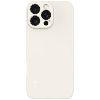 For iPhone 16 Pro Max imak UC-4 Series Straight Edge TPU Phone Case(White) by imak