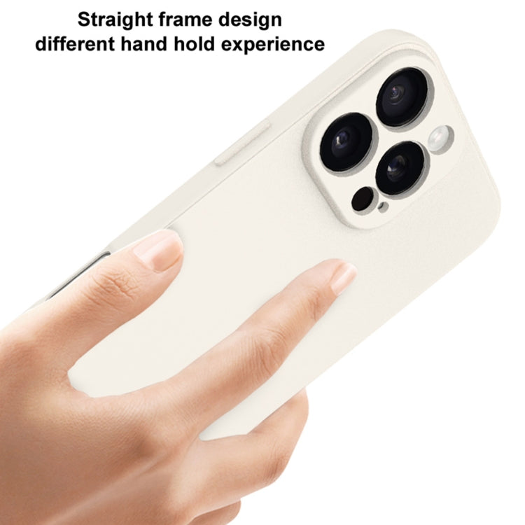 For iPhone 16 Pro imak UC-4 Series Straight Edge TPU Phone Case(White) by imak