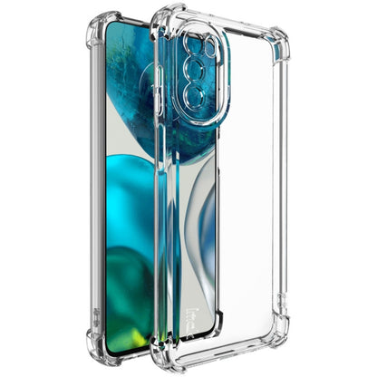 For Motorola Moto G52 4G / G82 5G IMAK UX-4 Series Four-corner Shockproof Phone Case(Transparent) by imak