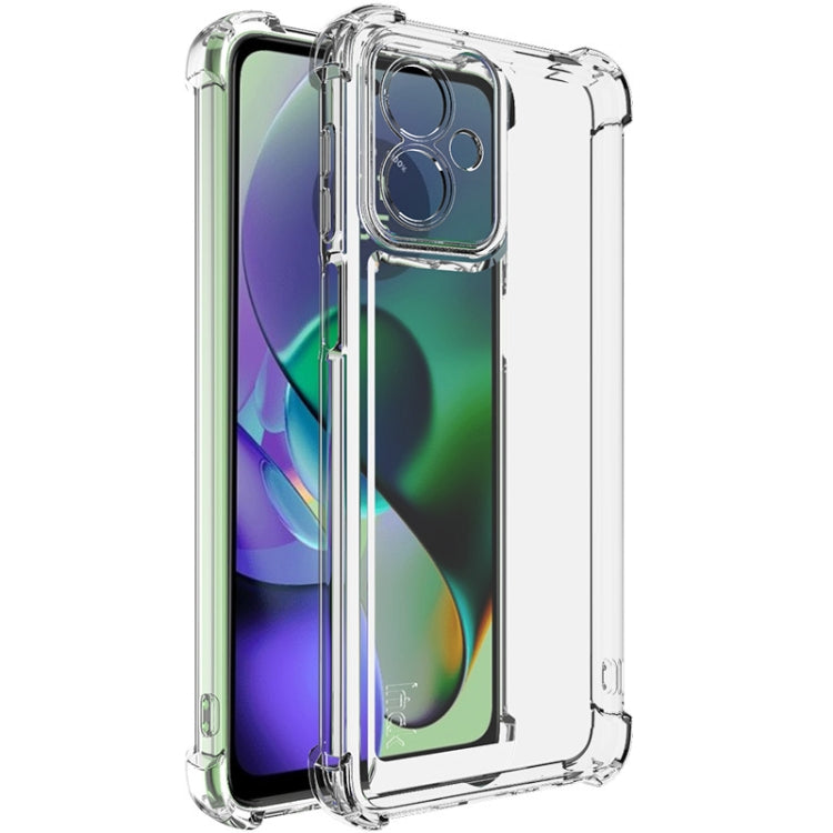 For Motorola Moto G54 5G / G64 5G IMAK UX-4 Series Four-corner Shockproof Phone Case(Transparent) by imak
