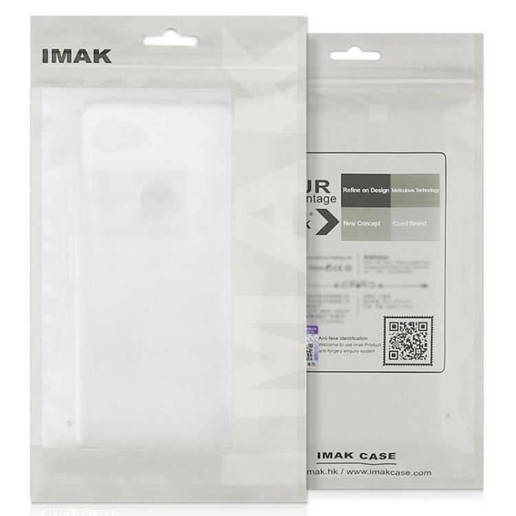 For Motorola Moto G52 4G / G82 5G IMAK UX-4 Series Four-corner Shockproof Phone Case(Transparent) by imak