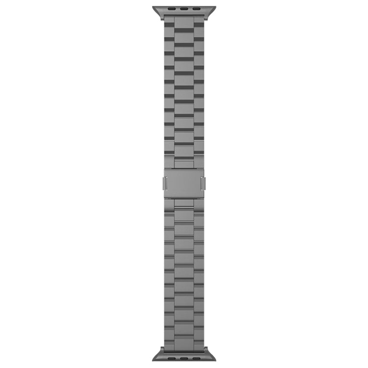 For Apple Watch 46mm / 49mm / 45mm / 44mm Tri-beads Magnetic Titanium Alloy Watch Band(Grey) by bashfashion