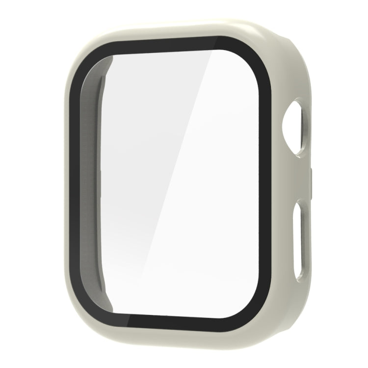 For Huawei Watch D2 Tempered Glass Film Integrated PC Watch Protective Case(Ivory White) by bashfashion