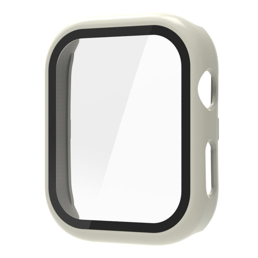 For Huawei Watch D2 Tempered Glass Film Integrated PC Watch Protective Case(Ivory White) by bashfashion