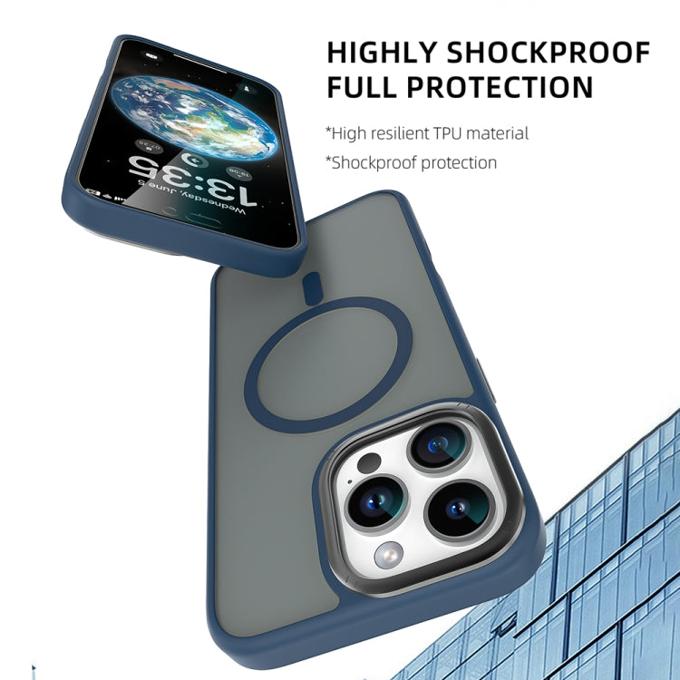 For iPhone 16 Pro Mutural Skin Feel Series Frosted MagSafe Magnetic Phone Case(Grey) by Mutural