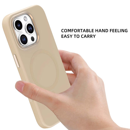 For iPhone 16 Mutural Karen Series Liquid Silicone MagSafe Magnetic Phone Case(Black) by Mutural