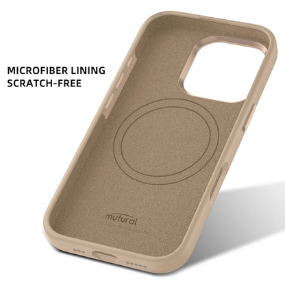 For iPhone 16 Pro Max Mutural Karen Series Liquid Silicone MagSafe Magnetic Phone Case(Pink) by Mutural