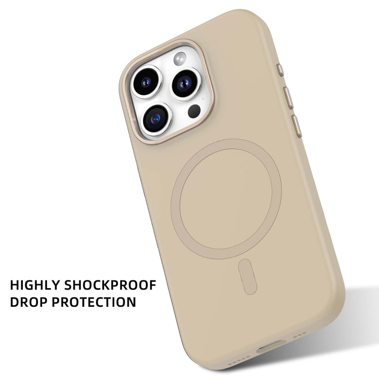 For iPhone 16 Pro Max Mutural Karen Series Liquid Silicone MagSafe Magnetic Phone Case(Pink) by Mutural