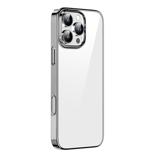 For iPhone 16 Pro Max Mutural Jiantou Series Electroplating Hybrid PC Phone Case(Grey) by Mutural