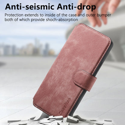 For Motorola Moto G Stylus 5G 2024 CaseNeo MagSafe RFID Anti-theft Retro Leather Phone Case(Pink) by CaseNeo