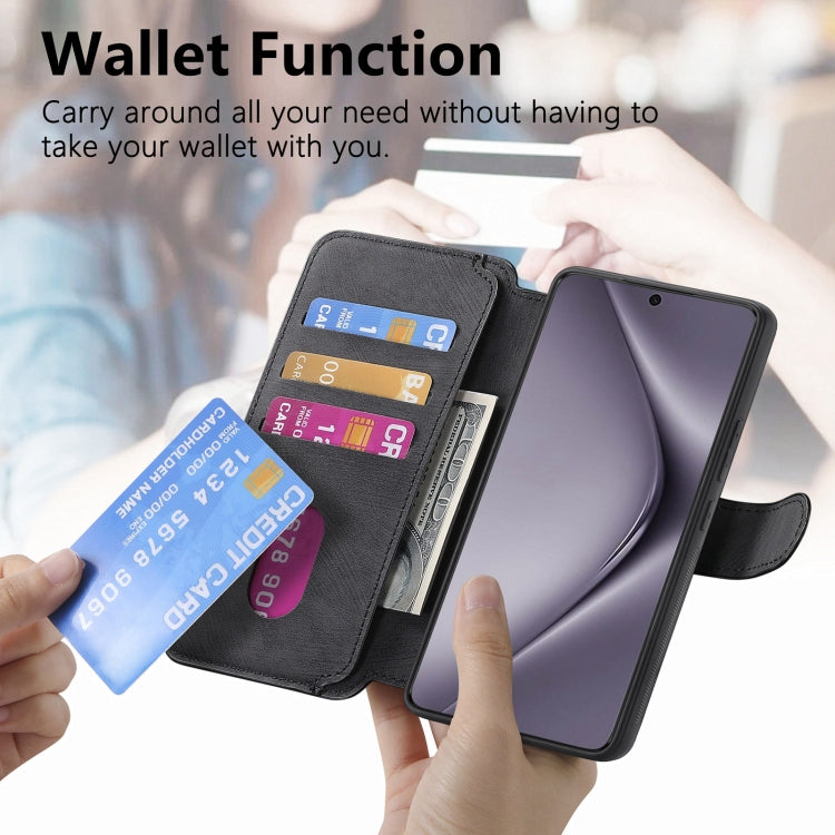 For Huawei Pura 70 Pro CaseNeo MagSafe RFID Anti-theft Retro Leather Phone Case(Black) by CaseNeo