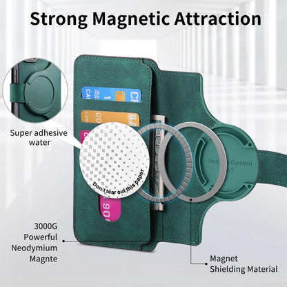 For Honor 90 CaseNeo MagSafe RFID Anti-theft Retro Leather Phone Case(Green) by CaseNeo