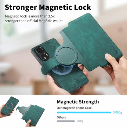 For Honor 90 CaseNeo MagSafe RFID Anti-theft Retro Leather Phone Case(Green) by CaseNeo