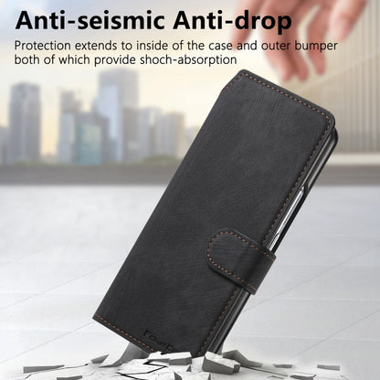 For Samsung Galaxy Z Fold6 CaseNeo MagSafe RFID Anti-theft Retro Leather Phone Case(Black) by CaseNeo