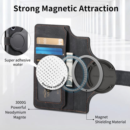 For Samsung Galaxy Z Fold6 CaseNeo MagSafe RFID Anti-theft Retro Leather Phone Case(Black) by CaseNeo