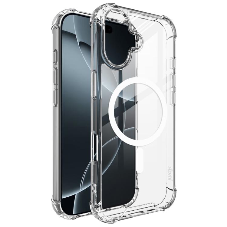 For iPhone 17 IMAK Space Shield PC + TPU Airbag Shockproof MagSafe Phone Case(Transparent) by imak
