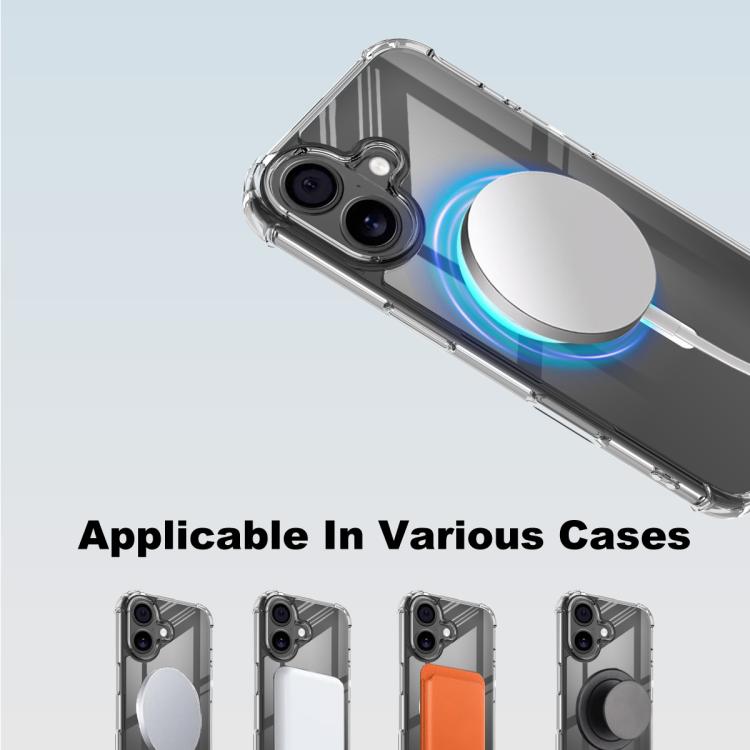 For iPhone 17 IMAK Space Shield PC + TPU Airbag Shockproof MagSafe Phone Case(Transparent) by imak