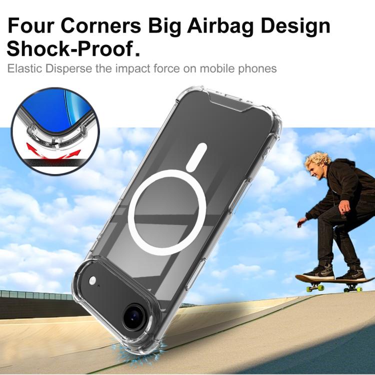 For iPhone Air IMAK Space Shield PC + TPU Airbag Shockproof MagSafe Phone Case(Transparent) by imak