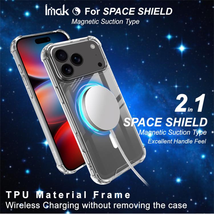 For iPhone 17 Pro Max IMAK Space Shield PC + TPU Airbag Shockproof MagSafe Phone Case(Transparent) by imak